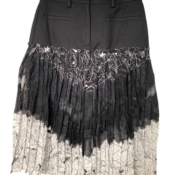 BCBG Maxazria Runway Skirt, XXS, black with white - Picture 10 of 10